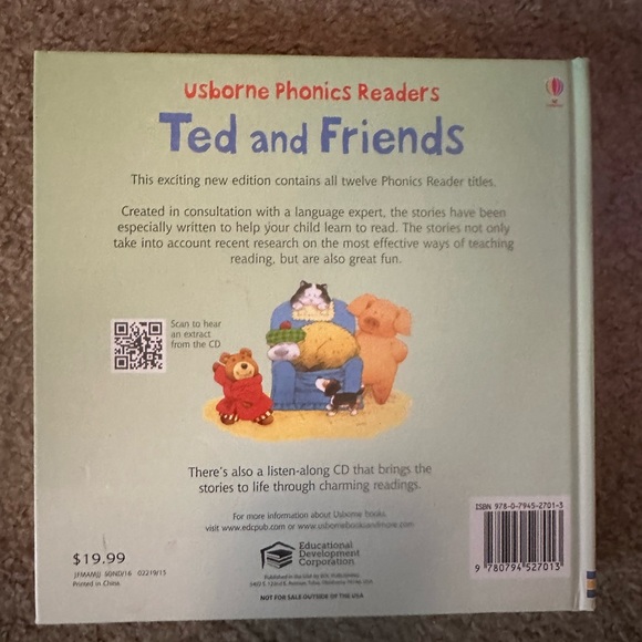Usborne Ted & Friends Book - Picture 2 of 3